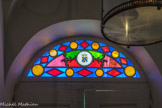 Vitrail du XIXe, avec les armes des Forbin.