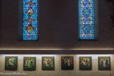 La Ciotat. Église Notre-Dame de l'Assomption.<br> Le Chemin de Croix fait en tissus est l’œuvre de Madame Lorosière qui l’a réalisé et fait don en 1976. Les textes sont de Paul Claudel.