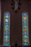 La Ciotat. Église Notre-Dame de l'Assomption.<br> A droite, de bas en haut : l'adoration des bergers, Jésus au temple, la Pentecôte. A gauche : la flagellation, le chemin de croix, la descente de croix.