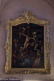 La Ciotat. Église Notre-Dame de l'Assomption.<br> Une Descente de Croix, œuvre d’un peintre flamand Finsonius (1580-1632). Ce tableau porte le millésime de 1615. Le cadre en bois sculpté est l’œuvre d’un sculpteur ciotaden. Il porte l’inscription : Manoyer Fecit 1786. Une autre source parle de l'artiste lyonnais André Gaudion (1616), en particulier les Monuments historiques.