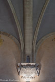 La Ciotat. Chapelle des Pénitents bleus (1626) <br> En 1627, les murs atteignent le niveau des baies. Peu à peu, la nef est construite ainsi que le décor des culs de lampe.
