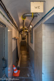Le petit ouvrage de la Frassinéa. <br> Passée la porte d'entrée, une galerie conduit aux différentes pièces. Au fond, elle est protégée par un FM de défense intérieure, la prenant en enfilade.