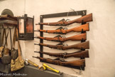 Le petit ouvrage de la Frassinéa. <br> Râtelier d'armes. Mousqutons Berthier.