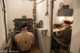 Le petit ouvrage de la Frassinéa. <br> Le central téléphonique (CT, près du PC) assure les communications à l'intérieur de la fortification et avec les troupes extérieures.