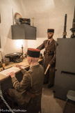 Le petit ouvrage de la Frassinéa. <br> Poste de commandement, avec à droite, le périscope.