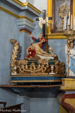 Saint-Sauveur-sur-Tinée <br> Chapelle des pénitents blancs. Groupe processionnel en carton- pierre figurant la Piéta.