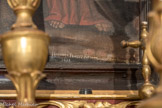 Saint-Sauveur-sur-Tinée <br>  de l'autre la dédicace et la date de 1658.