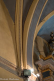 Saint-Sauveur-sur-Tinée <br>Eglise Saint-Michel Archange. Les arcs retombent sur des culots grossièrement sculptés de têtes humaines et animales.