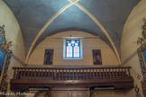 Saint-Sauveur-sur-Tinée <br>La tribune de l'église Saint-Michel Archange.