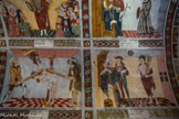 Chapelle saint Sébastien à Roubion. <br> Une pieuse veuve chrétienne – la future Sainte Irène de Rome – le soigna et le guérit de ses multiples blessures. A peine rétabli, Saint Sébastien se rendit au Palais avec toutes les flèches qu'il a reçues. Doclétien le fait mettre à mort à coup de gourdins.