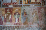 Chapelle saint Sébastien à Roubion. <br> la chasteté, la tempérance, la diligence.