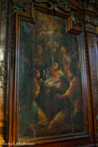 <center>L'église des Carmes</center>Les boiseries des stalles. Naissance de Jésus.