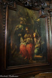<center>L'église des Carmes</center>Les boiseries des stalles. Naissance de la Vierge.