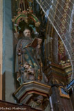 <center>L'église des Carmes</center>Starues derrière l'autel.