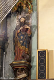 <center>L'église des Carmes</center>Starues derrière l'autel.