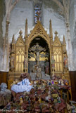 <center>Deuxième chapelle de droite.</center>Chapelle du calvaire. La statue du Christ se retrouvent dans deux autres églises marseillaise : les chartreux et St Charles, rue grignan. Le rétable est néo gothique.