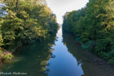 <center></center><center>Canal donnant sur le lac du Bourget. </center>