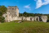 <center></center><center>Le château de Thomas II. </center>Le plan général du XIIIe siècle est un quadrilatère structuré par une courtine associée à quatre tours et une tour-porte à pont-levis. Au nord-ouest un corps de logis flanqué de deux tours-résidences rectangulaires.