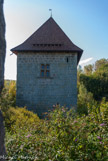 <center></center><center>Le château de Thomas II. </center> Tour de la Poterne.