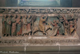 <center></center><center>L'église paroissiale Saint-Laurent </center>La scène des rameaux. Le Christ chevauchant un âne est suivi de ses apôtres. Deux groupes de personnages l'entourent symétriquement : enfants montés dans des arbres, habitants de Jérusalem tenant des palmes ou étendant des tapis.