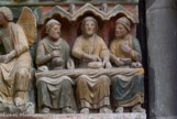<center></center><center>L'église paroissiale Saint-Laurent </center>Les pèlerins d'Emmaüs.
