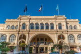 <center>Palais de l’Europe</center>Construit en 1909 par l’architecte Tersling, le Kursaal, aujourd’hui Palais de l’Europe, fut le premier casino de Menton. Tersling s’est inspiré des grandes halles (halles Baltard, halles de Lyon). C’est un architecte éclectique, comme Garnier. Cette école s’inspire des styles du passé et d’autres pays. Il ferma en 1933.