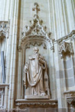 <center>La Cathédrale Saint-Pierre Saint-Paul. </center> Saint Clair, évêque de Nantes. De Barrême Henri-Hamilton, dit : Barrême d'Ancenis (sculpteur), 1821.