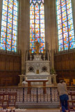 <center>La Cathédrale Saint-Pierre Saint-Paul. </center> Comme dans la plupart des cathédrales non dédiées à la Vierge, la chapelle axiale lui est consacrée. L’autel, finement sculpté, est en marbre blanc. Les murs lambrissés atténuent l'austérité du lieu.