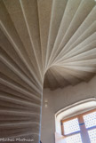 <center>Le château des ducs de Bretagne. </center> Escalier de la tour de la Couronne d'Or.