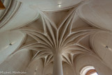 <center>Le château des ducs de Bretagne. </center> Plafond de la tour de la Couronne d'Or.