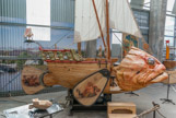 <center>Ile de Nantes. </center> Le carrousel des Mondes marins sera une structure géante de 25 m de haut, peuplée de créatures marines sur trois niveaux ; mer, abysses et fonds marins. Il sera implanté en bord de Loire. Sur les 32 éléments prévus, une dizaine est exposée dans la Galerie et d'autres sont en cours de réalisation dans l'Atelier.