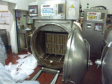 <center>Conserverie Lou Ferrignade</center>Stérilisation des boites.