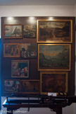 <center>Musée local.</center>Cette collection d'Ex-voto provient du Monastère du Saint Désert de Notre dame de Pitié qui surplombe le village. Ce Monastère fait partie de la Congrégation Province d'Avignon Aquitaine de l'ordre des Carmes Déchaux. Ils présentent un intérêt artistique, iconographique, historique exceptionnel.
La Provence a toujours été une terre de pèlerinage. On se déplaçait traditionnellement vers un lieu sacré de grande notoriété comme le sanctuaire de Roquebrune pour effectuer un don, une offrande à la Vierge, (ou à un Saint), suite à un voeu exaucé. De ce fait, ces Ex-voto, tableaux peints sur toile, bois ou carton -dont certains sont de véritables oeuvres d'art- se révèlent riches d'enseignements sur le cadre de vie, les coutumes, le mobilier, la mentalité religieuse des XVIIIe, XIXe et XXe siècles.
Chaque Ex-voto est construit sur la cohabitation de deux espaces, le sacré et le profane,, le céleste et l'humain, la vierge (ou le saint) se trouve placé dans un angle supérieur, sur un nuage et manifeste ainsi sa protection de la scène représentée.
Ces Ex-voto constituent autant d'irremplaçables « tranches de vie » dont les thèmes sont la maladie et la guérison, la maternité et l'enfance, les accidents et tous les dangers dont les guerres.