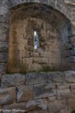 <center>Le château de Sommières.</center>Archère pour gaucher.