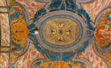 <center>Le château de Saumane.</center> Cartel représentant l'abbé de Sade et différents membres de la famille.
