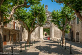 <center>La chartreuse du Val-de-Bénédiction </center> La première cour, hors cloître, où se dresse le portail d'honneur actuel, terminé en 1649 (restauré en 1991). C'est le passage obligé entre le monde urbain et le silence du recueillement monastique. Cet 