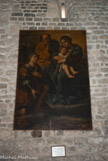 <center>Cathédrale de l'Assomption et de st Second.</center>St Second qui implore la protection de la Sainte Famille sur la ville de Vintimille. Ecole Caravagge.
