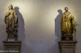 Chapelle des Oblats <br> Sainte Marthe et saint Joseph. Sainte Marthe avec le dragon, la 