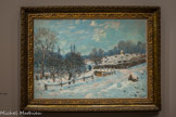 Sisley <br> Route de Louveciennes - effet de neige. 1874. Huile sur toile