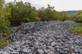 Ce rempart de pierres encore entassées sur 500 de mètres de long, autrefois de 3 à 5 m de haut, et environ 1 m de large, est aujourd’hui un rempart écroulé, ce qui explique sa largeur d'aujourd'hui d'une dizaine de mètres.