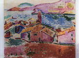 Collioure. <br> Henri Matisse (1869-1954). Les Toits de Collioure -1905 Huile sur toile 59,5 x 73 cm.