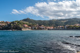 Collioure. <br> Fort Saint Elme et emplacement du vieux village.