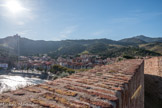 Le château royal. <br> Fort Saint-Elme. Le bastion des Dominicains. Il domine le faubourg du port d'aval et tire son nom d'un couvent proche.