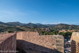 Le château royal. <br> Le bastion des Dominicains. D'un côté, le fossé, la demi-lune et le glacis qui ont provoqué la destruction de la ville haute de Collioure, rasée sur ordre de Vauban entre 1671 et 1673.