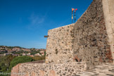 Le château royal. <br> Le bastion de la tour carrée.