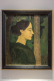 Musée Hyacinthe Rigaud. <br> Aristide Maillol
(Banyuls-sur-Mer, 1861-1944)
Profil de femme
Huile sur toile