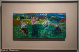 Musée Hyacinthe Rigaud. <br> Raoul Dufy
(Le Havre, 1877 - Forcalquier, 1953)
Musiciens à la campagne
1948-1949
Huile sur toile