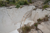 Fosse où se trouvait le concasseur du minerai.