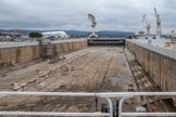 Les Chantiers Navals de La Ciotat. <br>La SPL a néanmoins entrepris le réaménagement de la grande forme, dont les travaux ont démarré en octobre dernier et dont la livraison dans sa nouvelle configuration est prévue pour novembre 2016. Opérationnel depuis 1969, le bassin de 360 m de long, pour 60 m de large et 9 m de profondeur, et aurait la capacité de générer « entre 30 et 40 M€ de chiffre d’affaires ». Après travaux, l’outil pourra accueillir des yachts jusqu’à 180 m, pour des séjours de longue et moyenne durée.

« Il s’agit de pouvoir positionner le bateau-porte à 200 m du fond, de manière à disposer d’une cale sèche plus adaptée à l’accueil des très grands yachts », détaille Jean-Yves Saussol, précisant que cette opération permettra de dégager, pendant les passages en forme, plus de 130 m de linéaire de quai, libérant ainsi de l'espace pour les travaux sur des navires à flot.