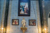 Foyer Jean-François Régis. <br> puis la statue de Sainte Marthe domptant la tarasque.